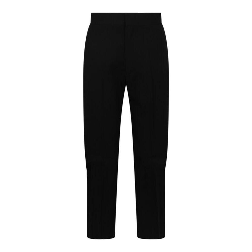 Givenchy Slim-Fit Tailored Pants With Satin Piping Black Mens